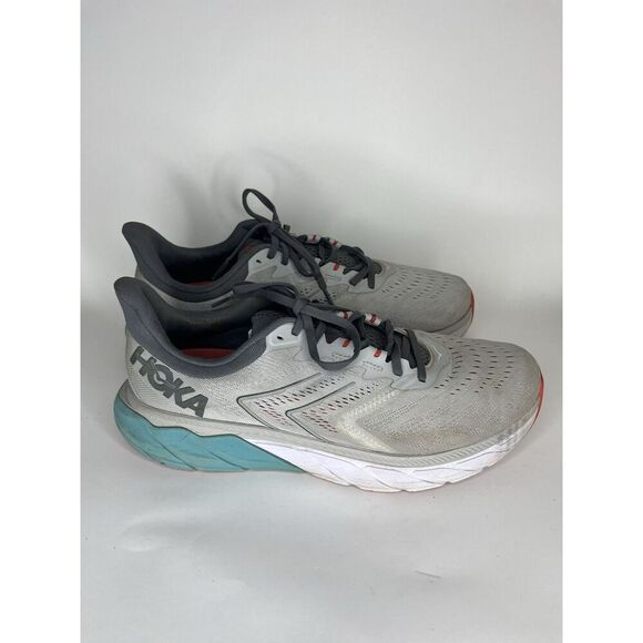 Hoka One One Arahi 5 Shoes Sneakers Men Size 10.5D Gray Synthetic - Picture 1 of 15